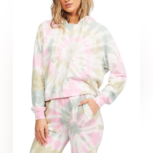 NWT! Salt Crystal Tie-Dye Pocket Lounge Pants (S) and Surfline Hoodie (L) Set - Picture 8 of 10